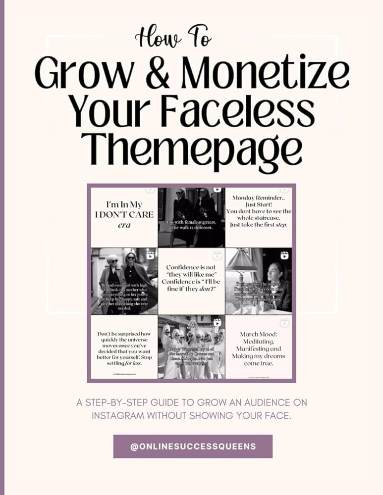 How I Build, Grow & Monetize Faceless Instagram Accounts